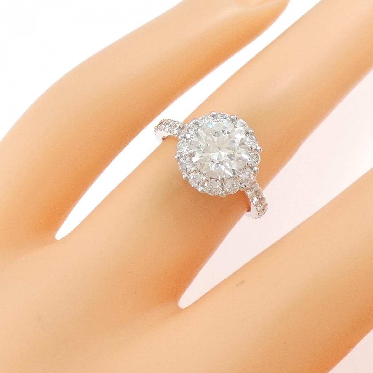 グラフ アイコン リング 1.30CT H VVS1 3EXT