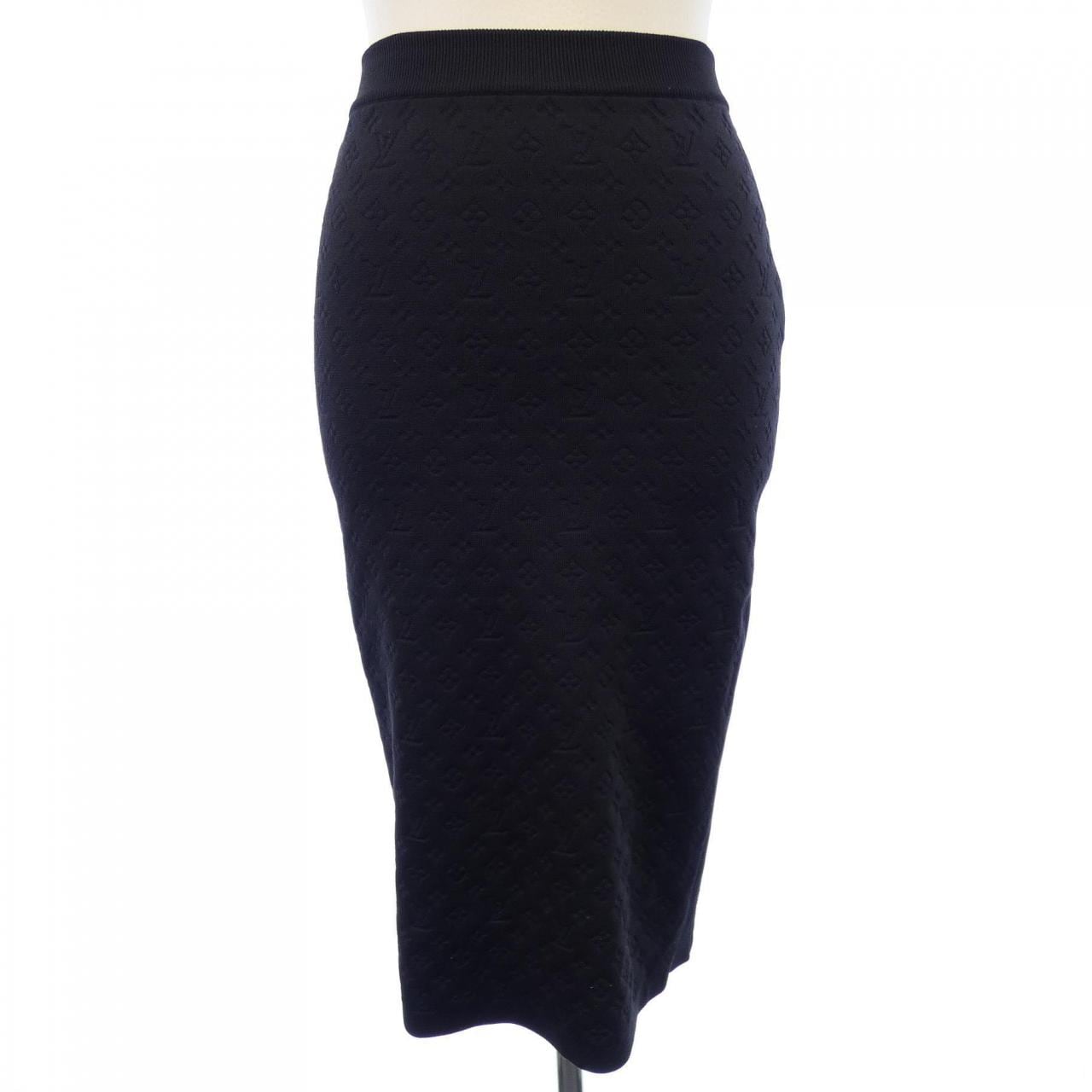 LOUIS VUITTON Vuitton Monogram Knit Skirt FOKZ04YC2