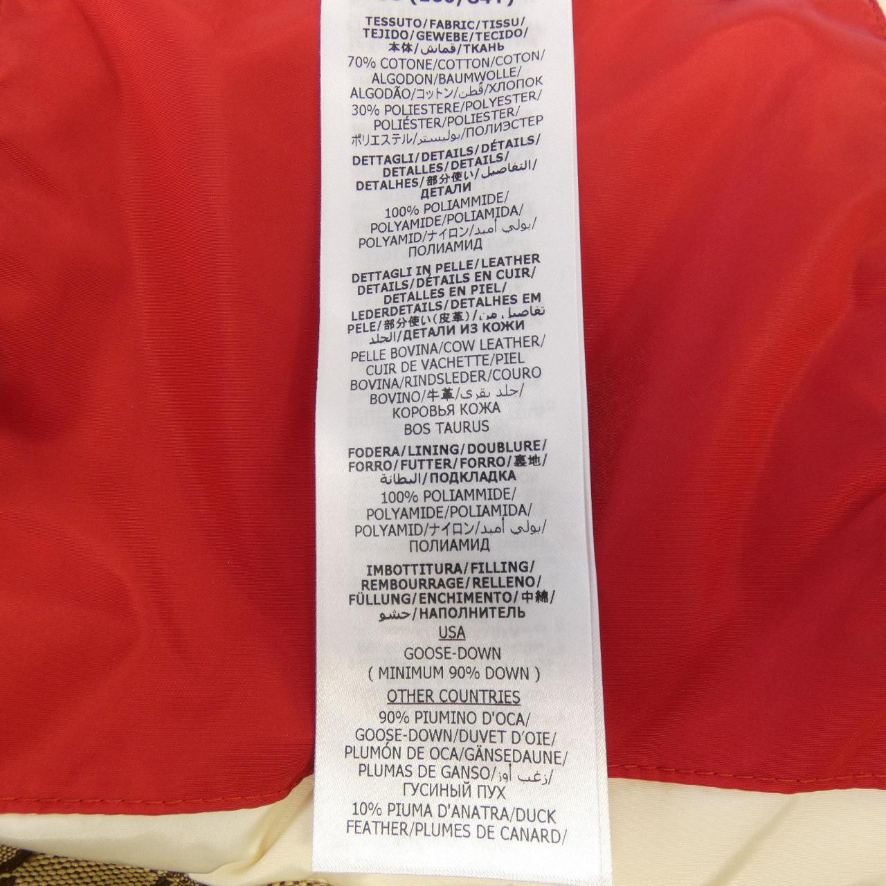 グッチ GUCCI GGコットンキャンバスパッド入りジレ 774910 Z9AAT ダウンベスト