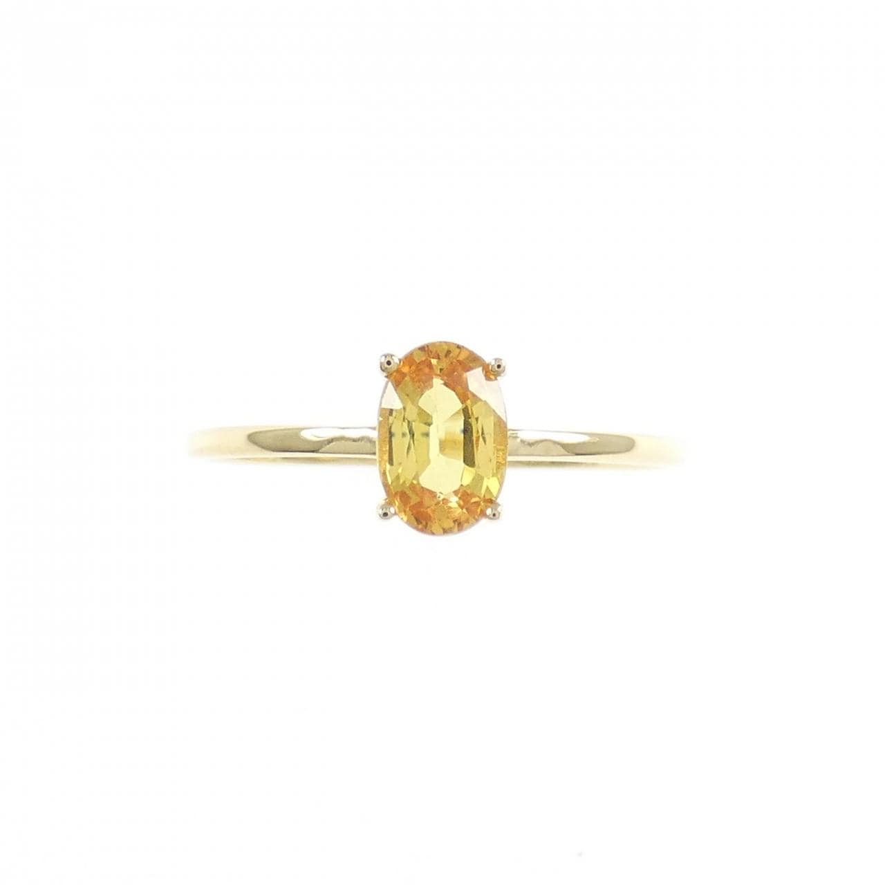K18YG サファイヤ リング 0.61CT