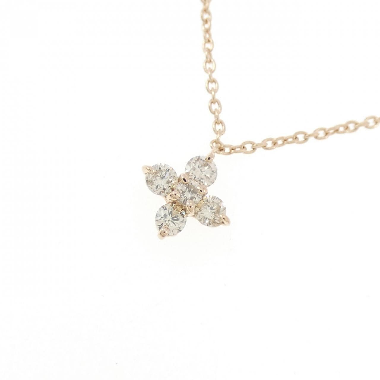 K18PG ダイヤモンド ネックレス 0.50CT