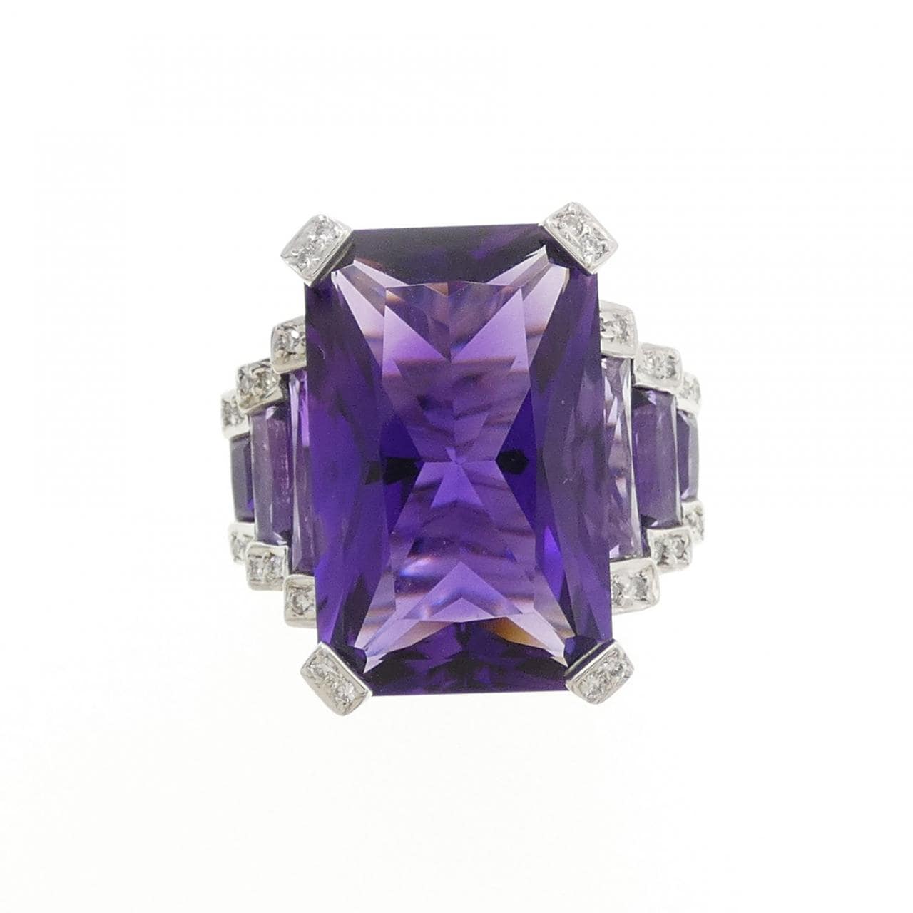 ポンテヴェキオ アメジスト リング 13.05CT