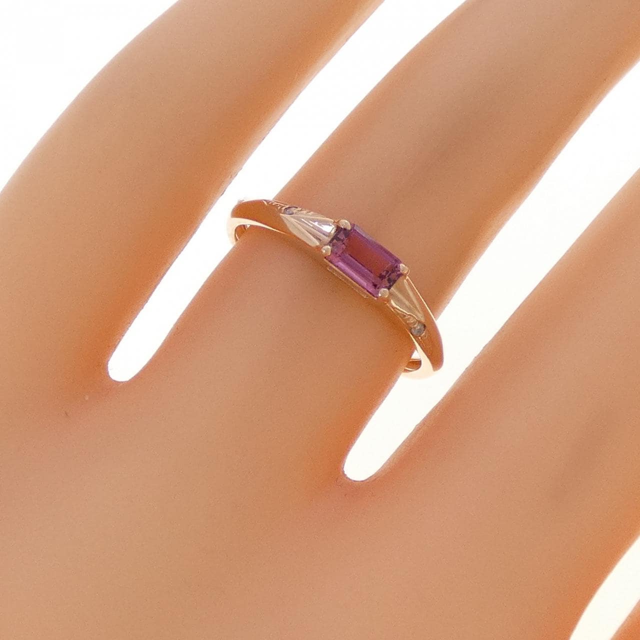 K10PG トルマリン リング 0.30CT