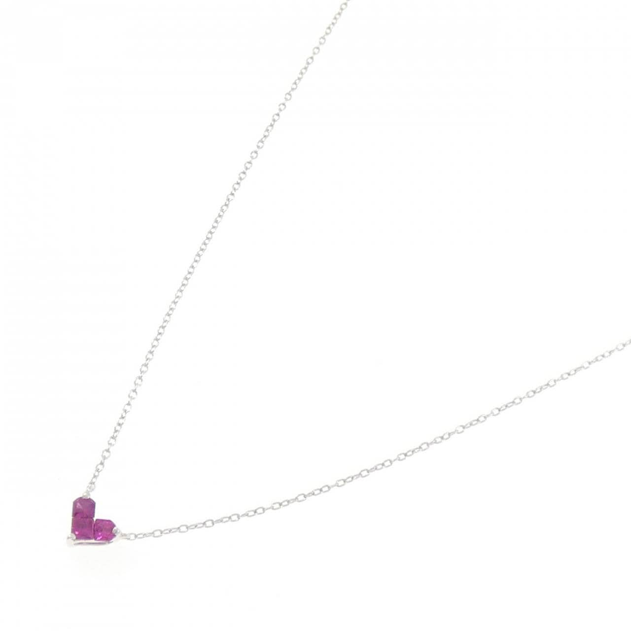 スタージュエリー ミステリアスハート ネックレス 0.13CT
