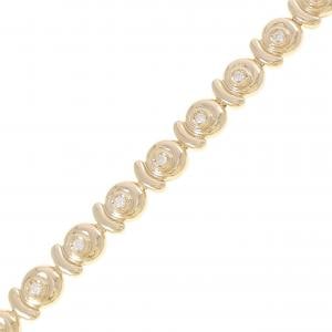 K18YG ダイヤモンド ブレスレット 0.43CT