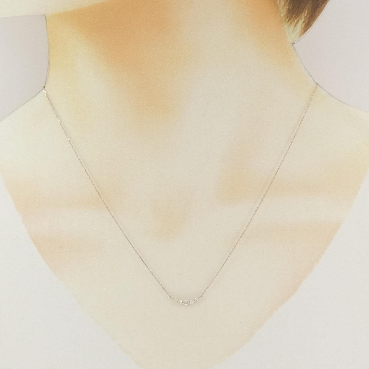 4゜C ダイヤモンド ネックレス