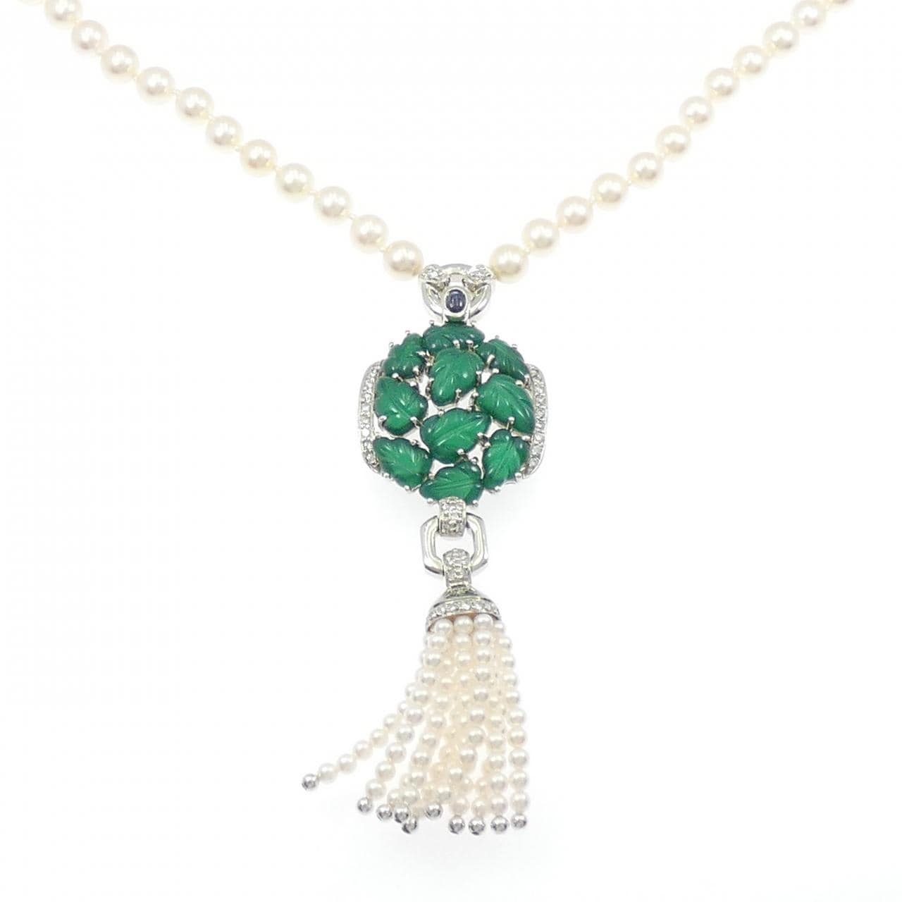 【ヴィンテージ】カルティエ カルセドニー ネックレス