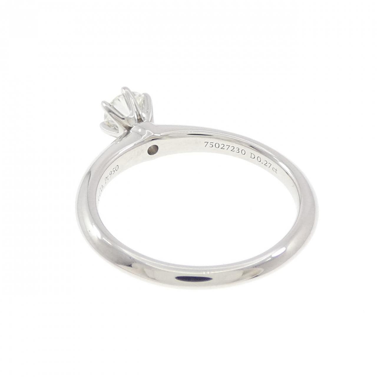 ティファニー クラシックソリティア リング 0.27CT