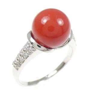 PT900 サンゴ リング 10mm