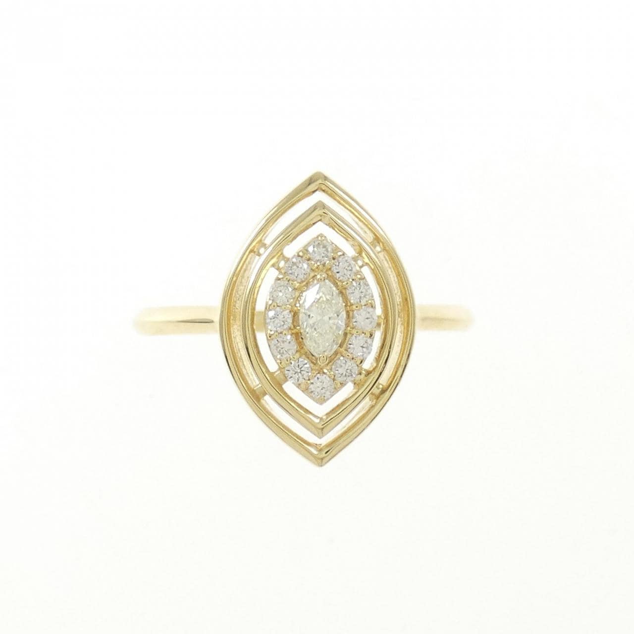 【新品】K18YG ダイヤモンド リング 0.16CT
