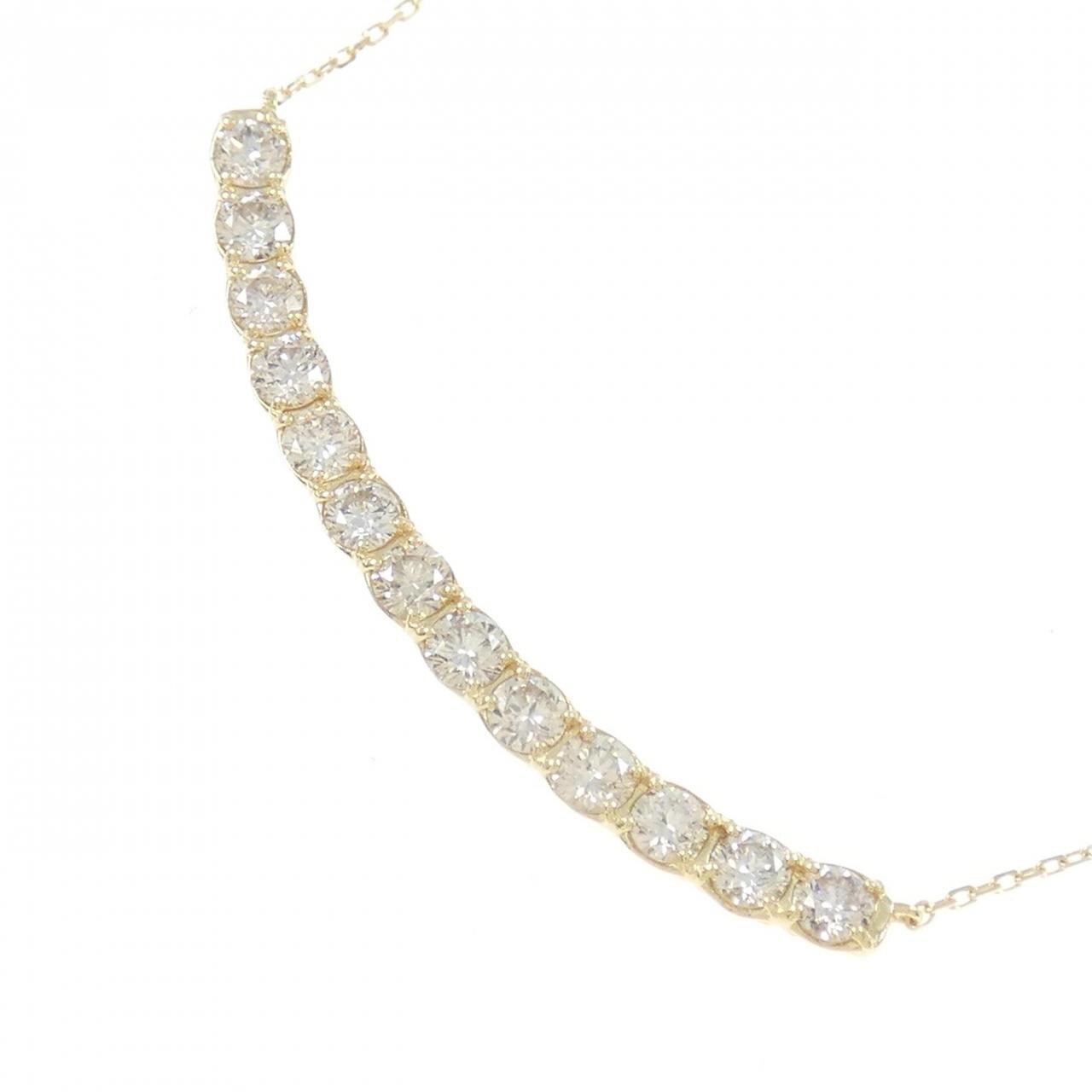 【新品】K18YG ダイヤモンド ネックレス 1.00CT