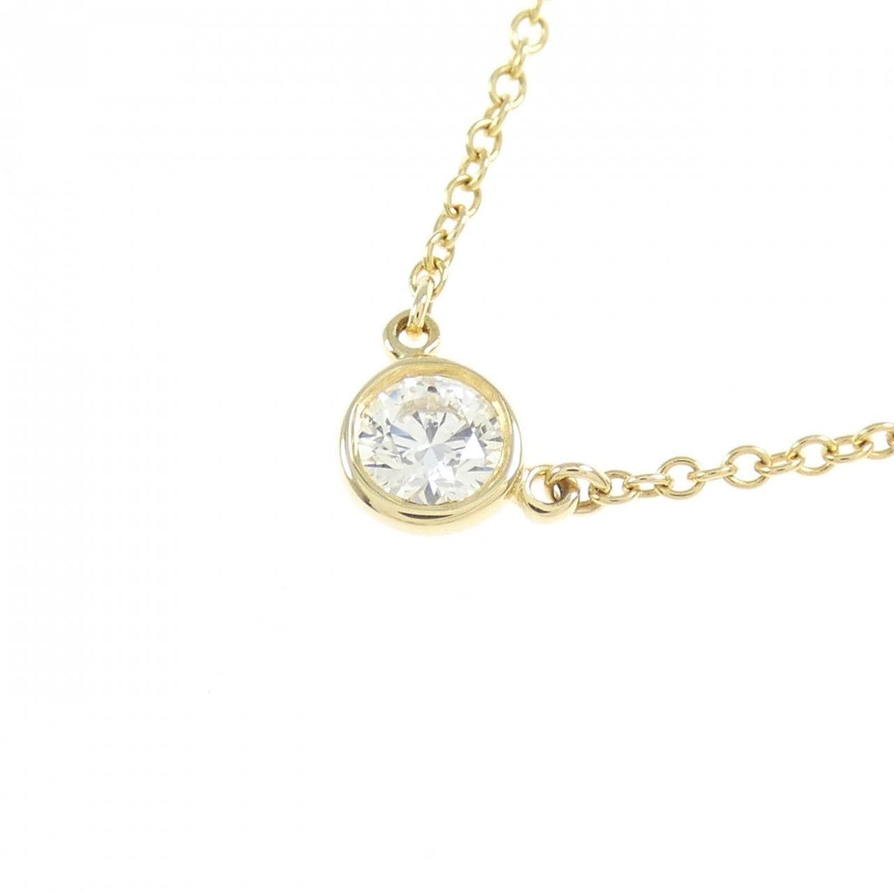ティファニー バイザヤード ネックレス 0.20CT I VVS2 3EXT