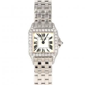 カルティエ サントスドゥモワゼルSM WG/D WF9003Y8 WG クォーツ