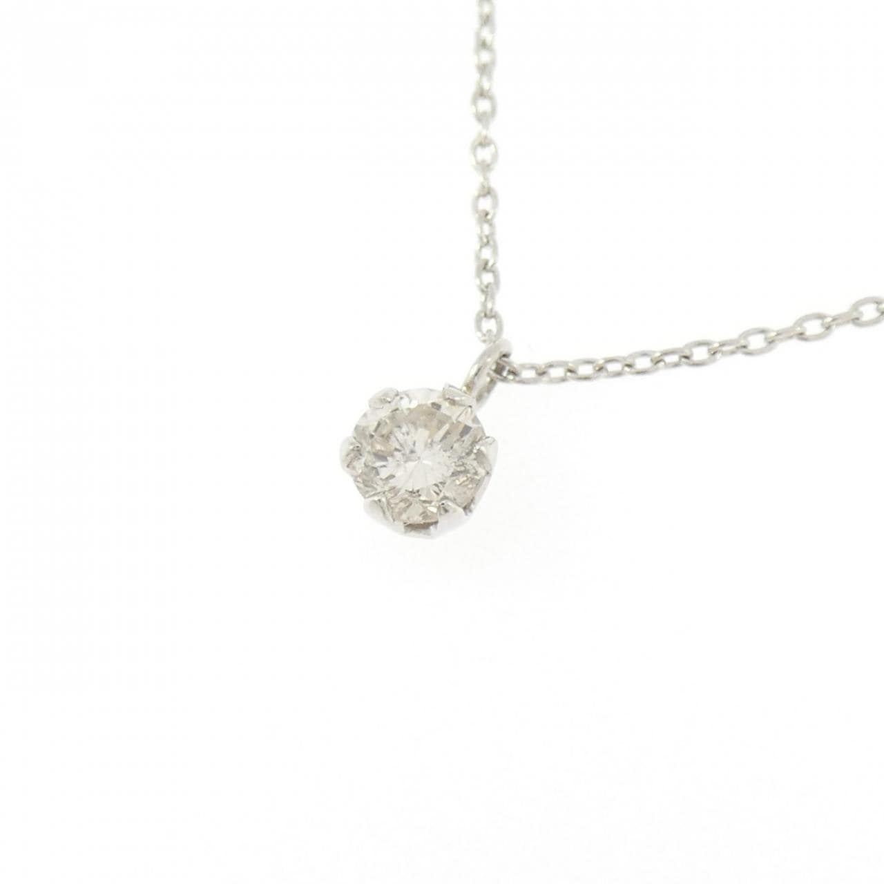 PT900/PT850 ソリティア ダイヤモンド ネックレス 0.25CT