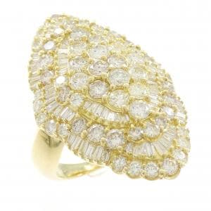 K18YG ダイヤモンド リング 5.00CT