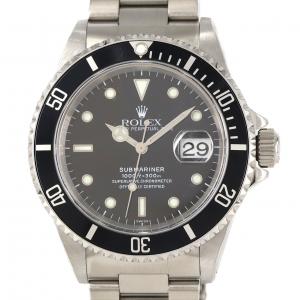 ロレックス サブマリーナーデイト 16610. SS 自動巻 A番