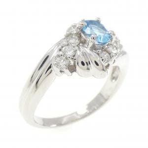 PT900 ブルートパーズ リング 0.34CT