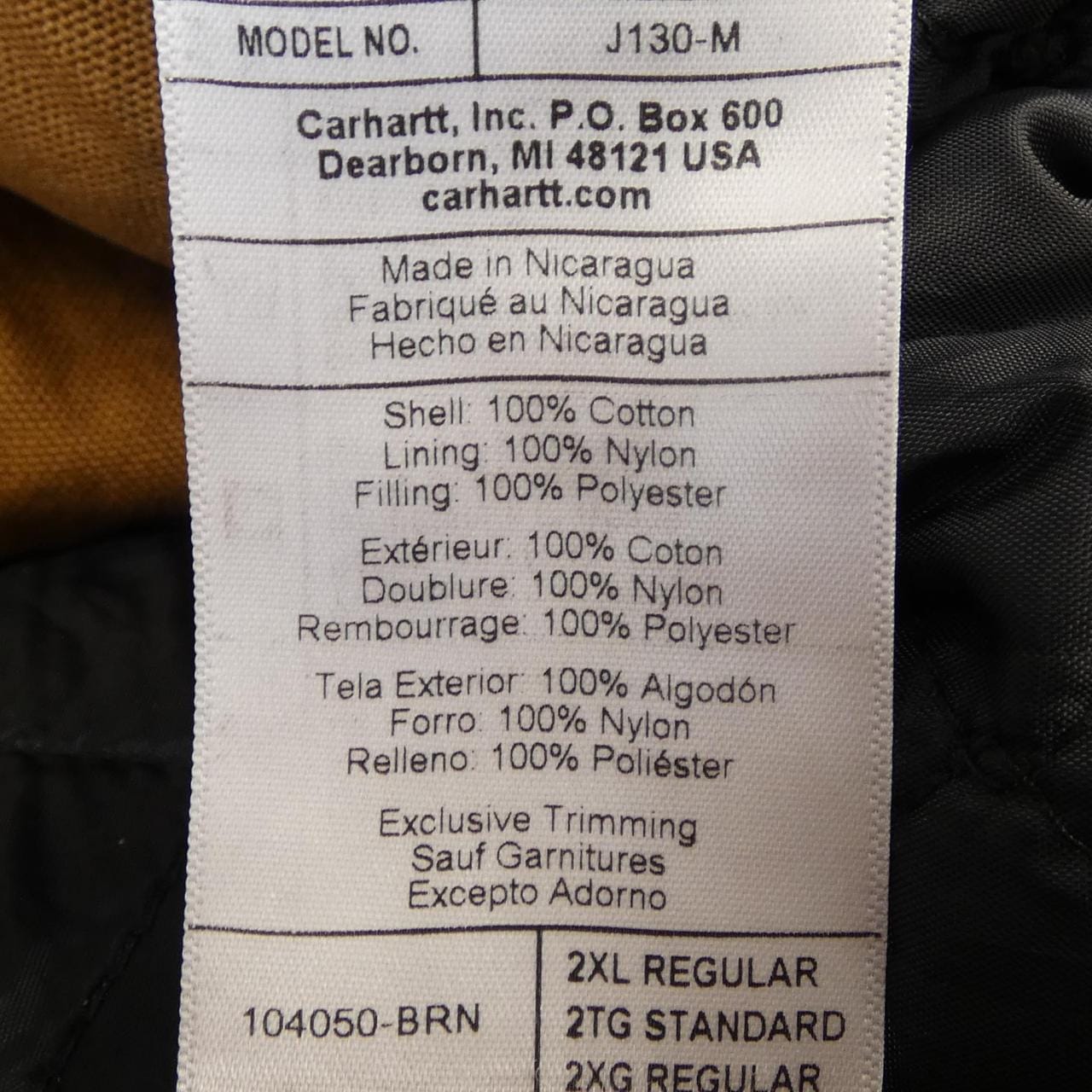カーハート CARHARTT ブルゾン
