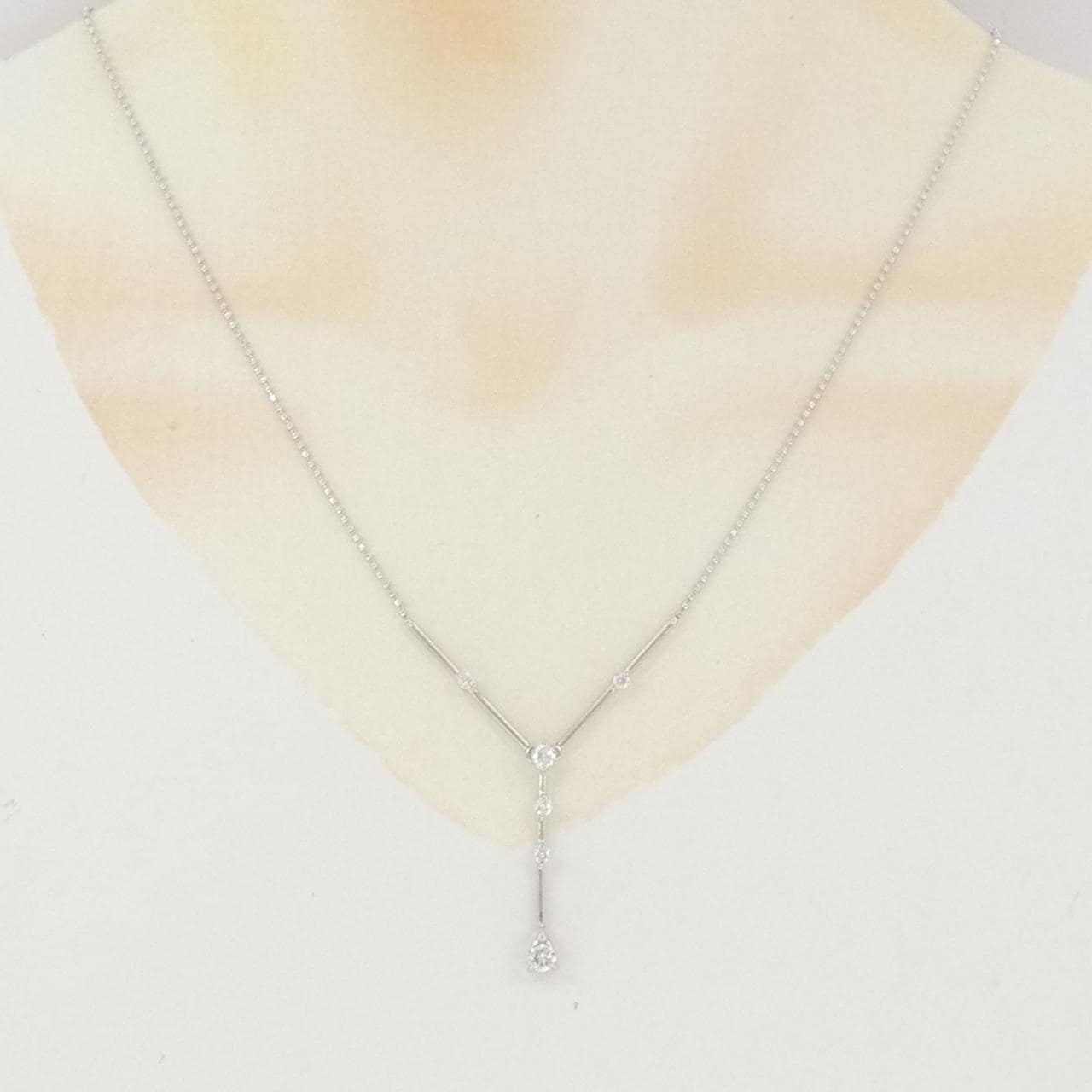 PT900/PT850 ダイヤモンド ネックレス 0.50CT