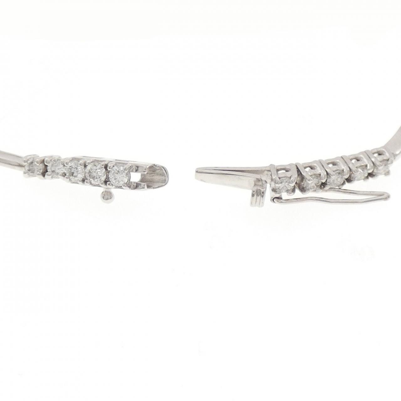 K18WG ダイヤモンド ブレスレット 1.50CT