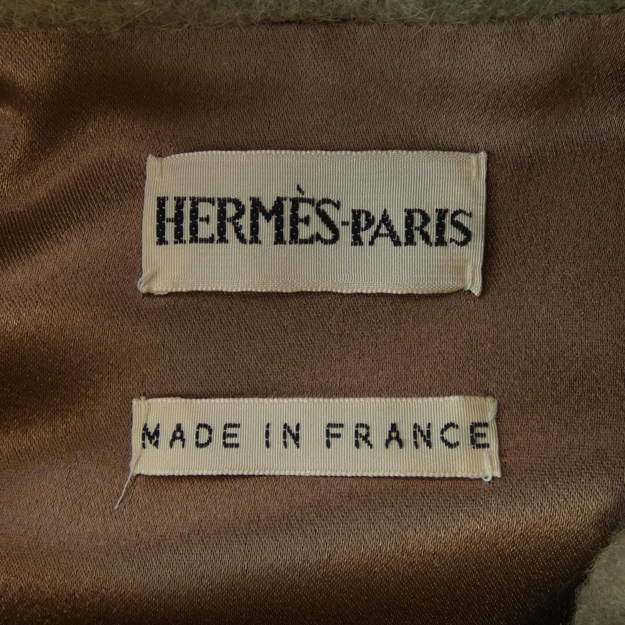 【ヴィンテージ】エルメス HERMES ロングベスト
