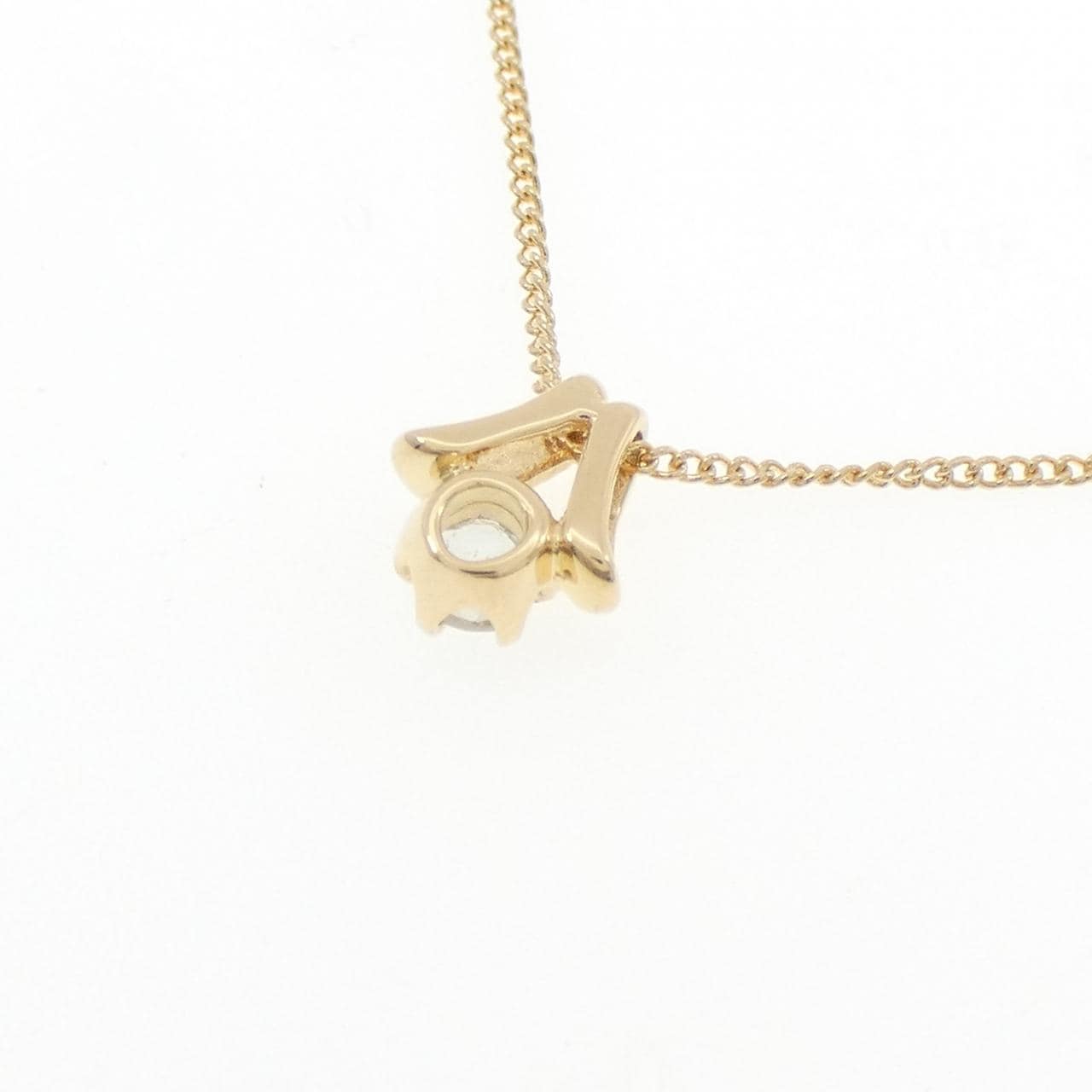 K18YG アクアマリン ネックレス