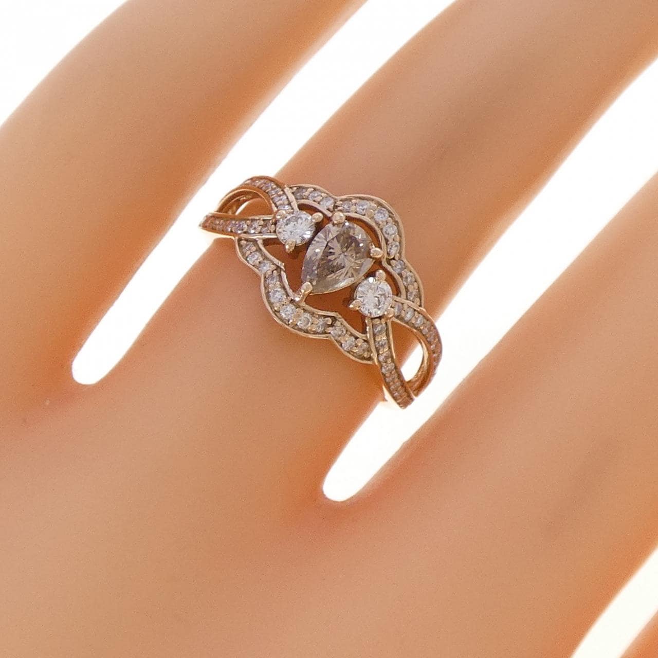K18PG ダイヤモンド リング 0.29CT