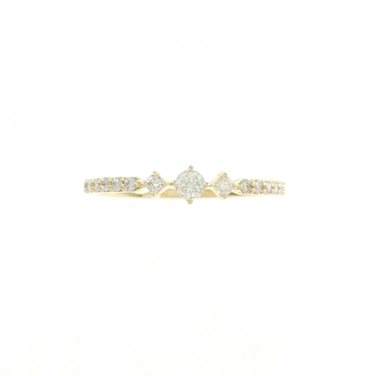 [BRAND NEW] K18YG Diamond ring 0.20CT