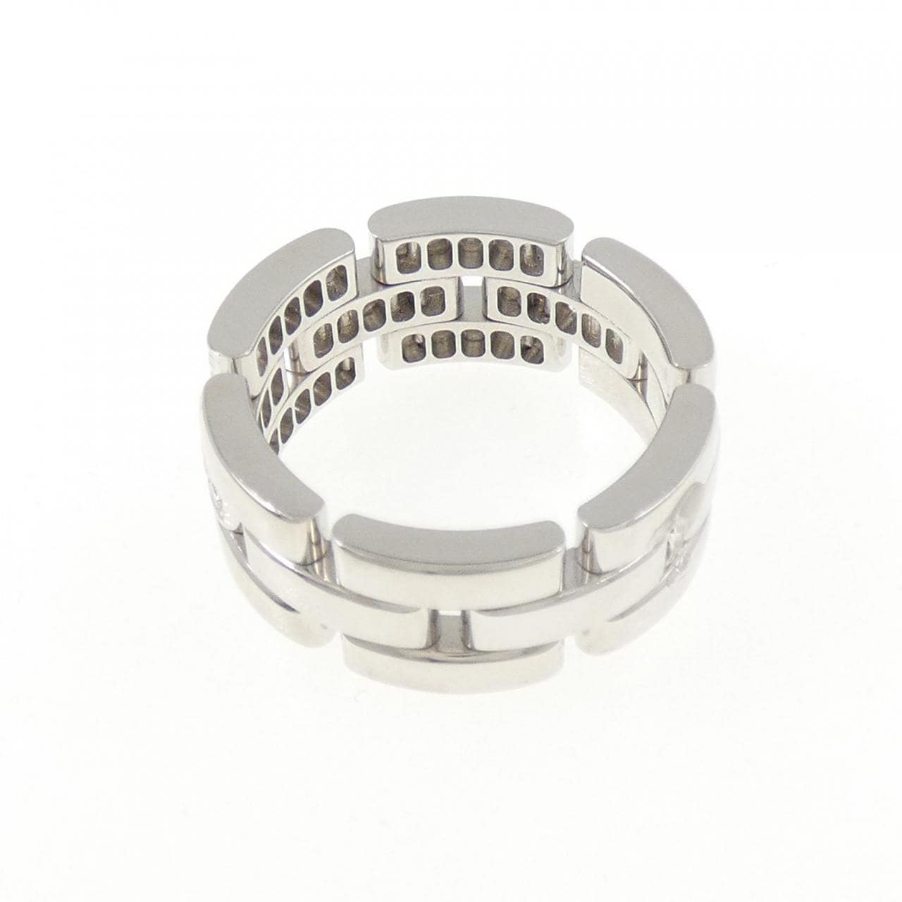 カルティエ マイヨンパンテール ハーフダイヤ リング