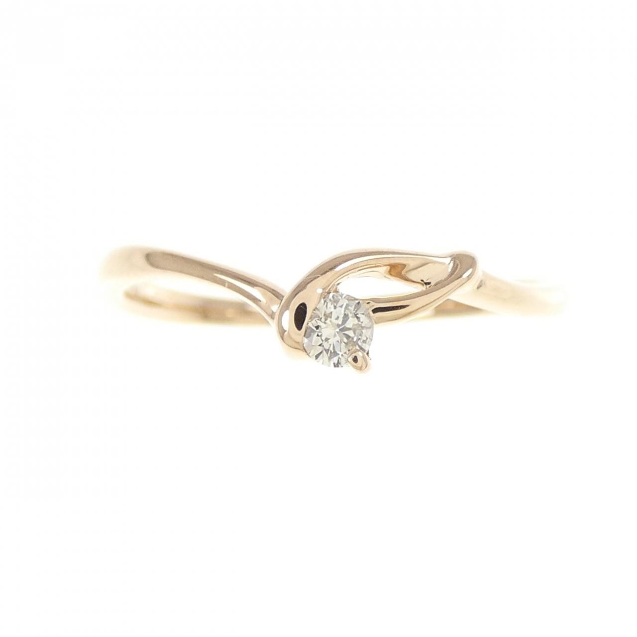 K18PG ダイヤモンド リング 0.06CT