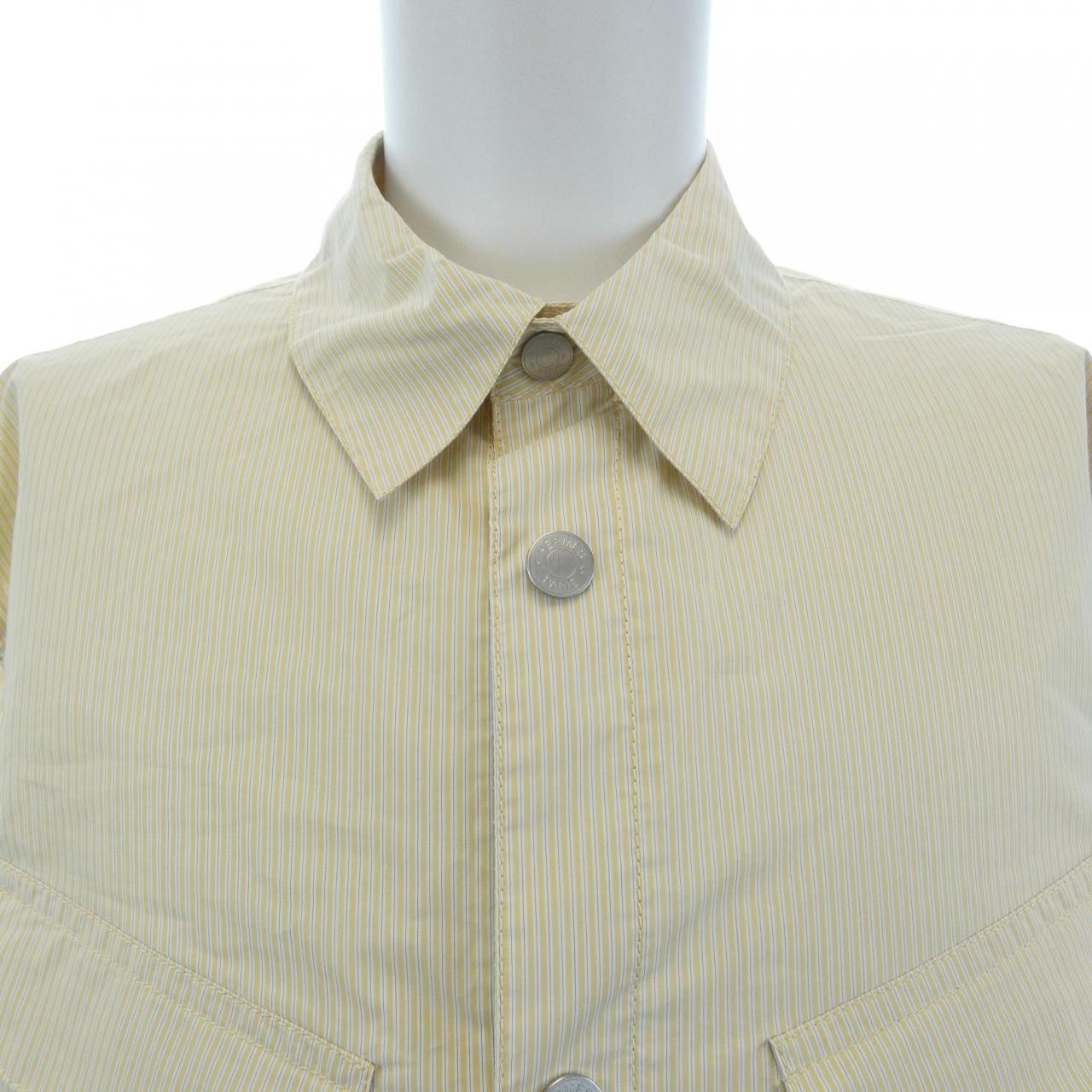 エルメス HERMES プリント シルクブレンドジャージー Tシャツ *41-5514 シャツ