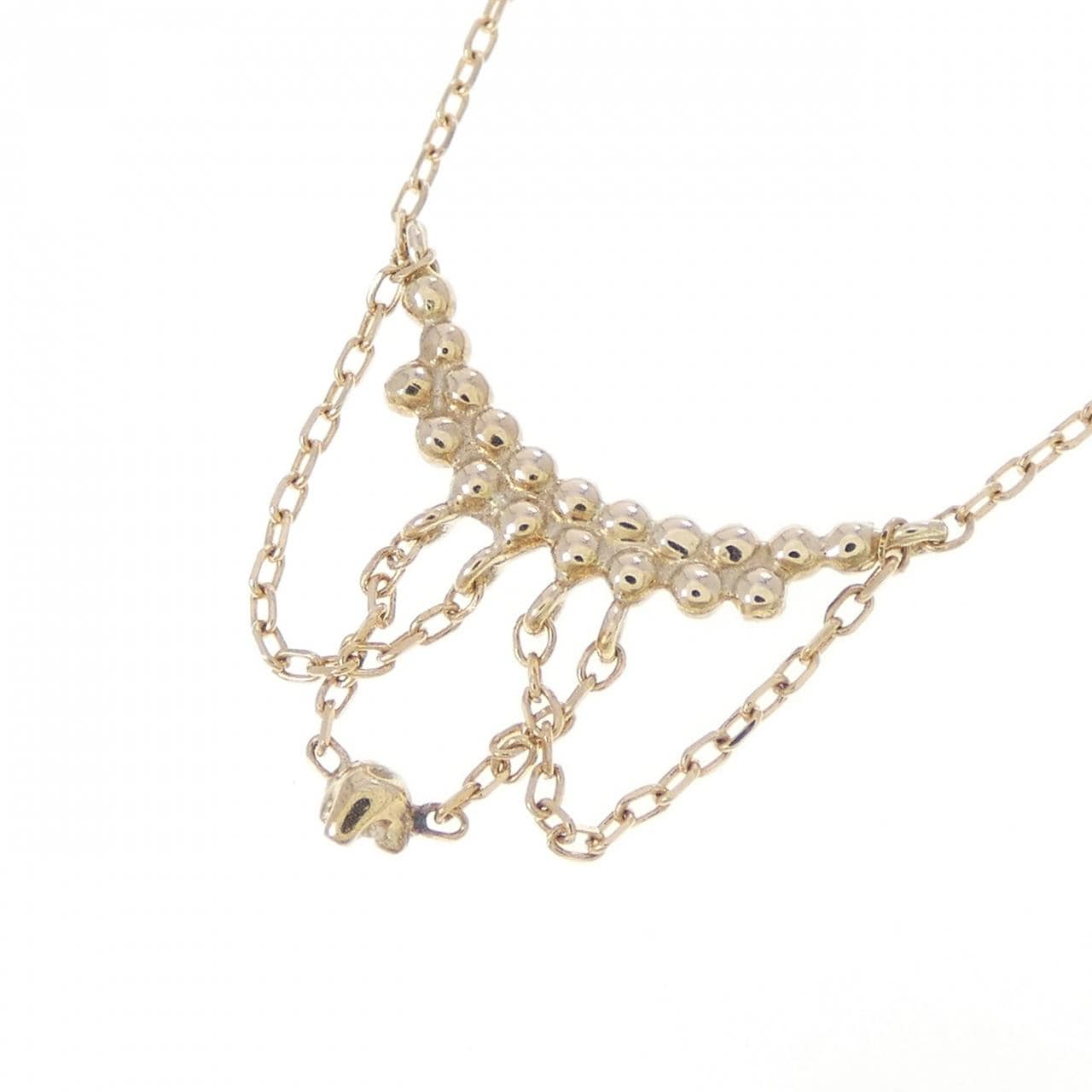 K10YG ダイヤモンド ネックレス