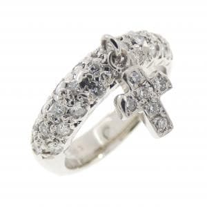 PT900 クロス ダイヤモンド リング 0.363CT