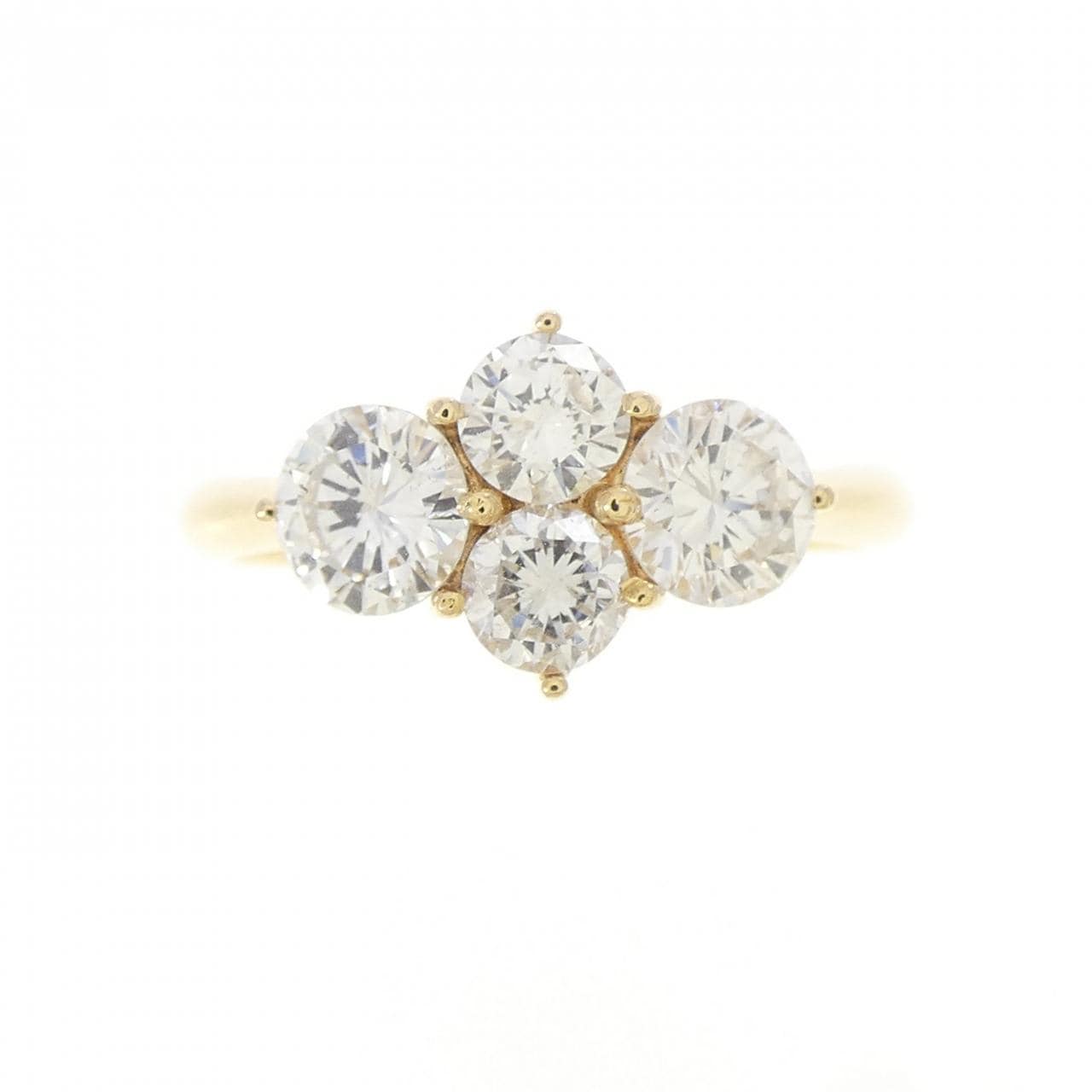 K18YG ダイヤモンド リング 1.02CT