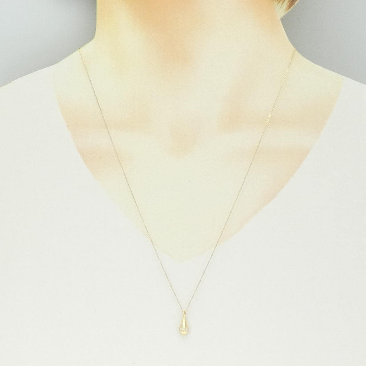 アーカー ドロップレット ネックレス 0.07CT