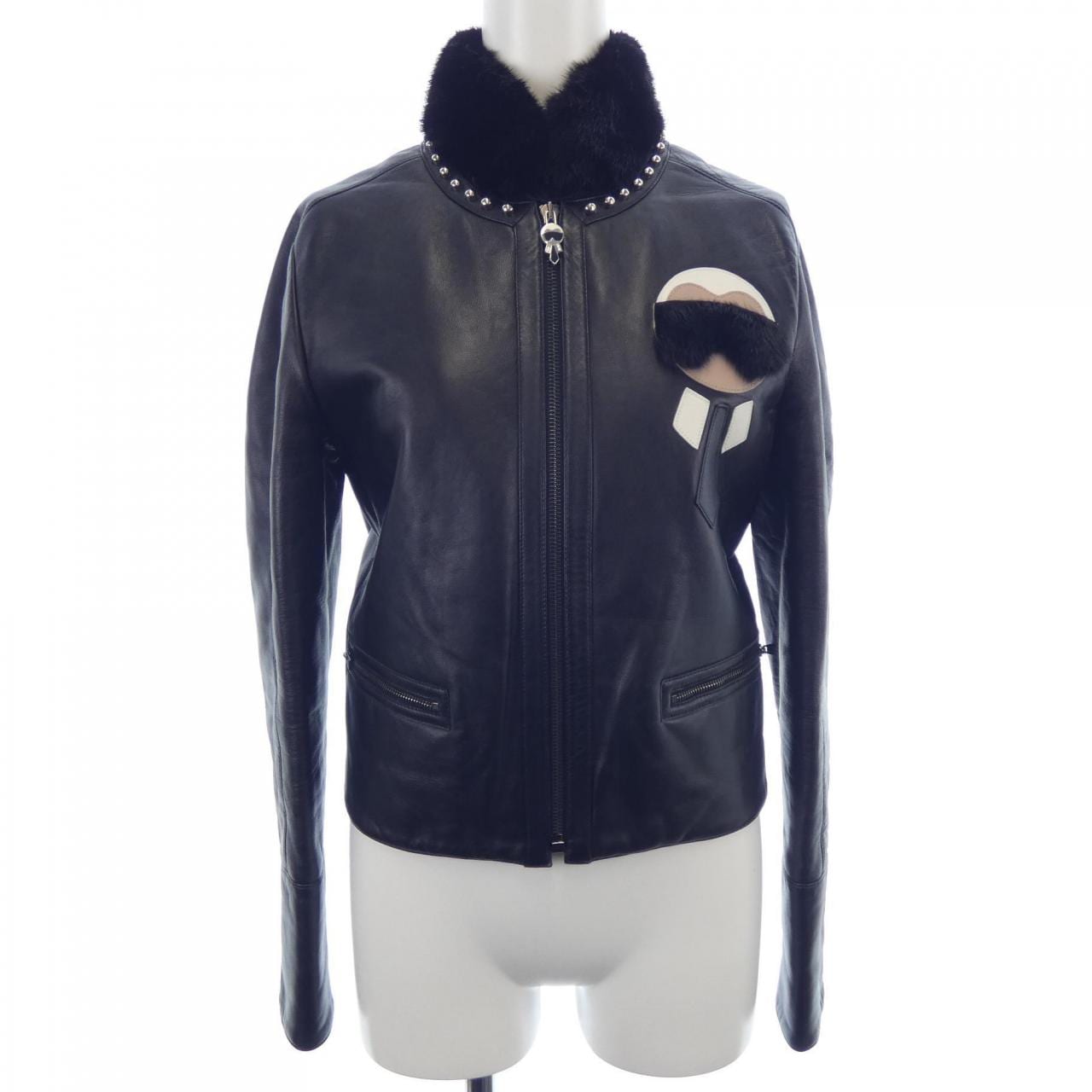 フェンディ FENDI FPJ652 7XT レザージャケット