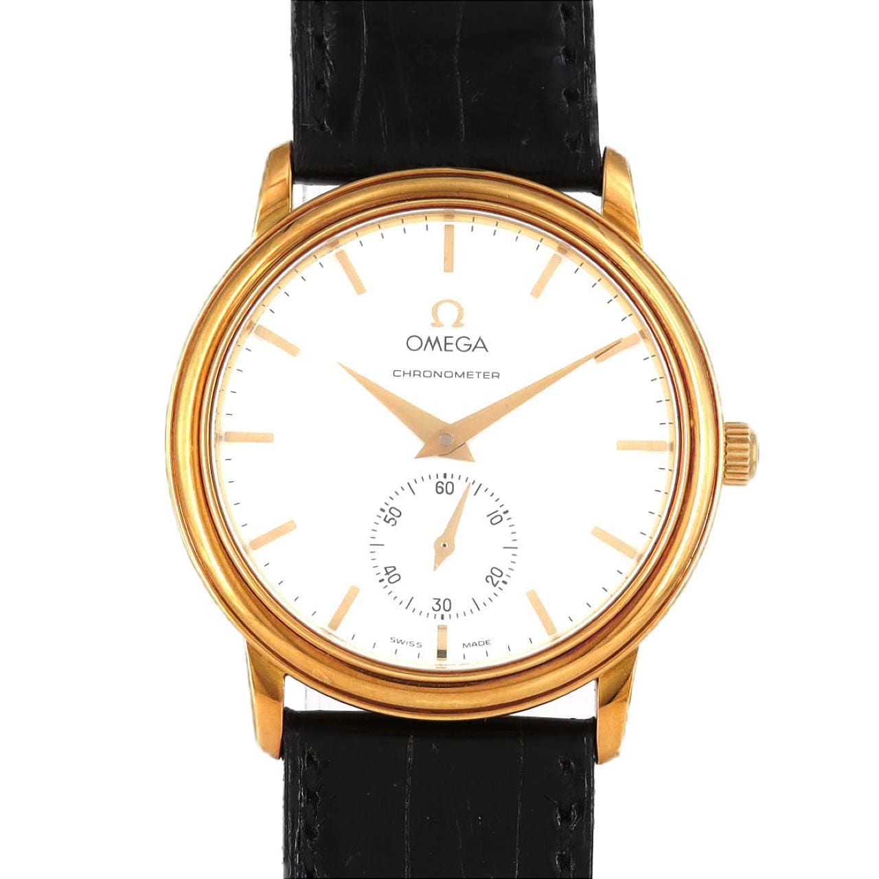 【ノーメンテナンス還元価格】オメガ デ･ヴィル クロノメーター YG YG 手巻