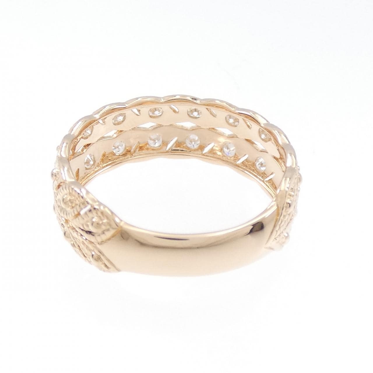 K18PG ダイヤモンド リング 0.24CT