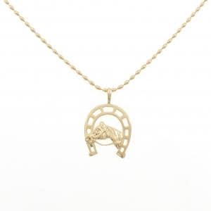 K18YG ホースシュー ネックレス