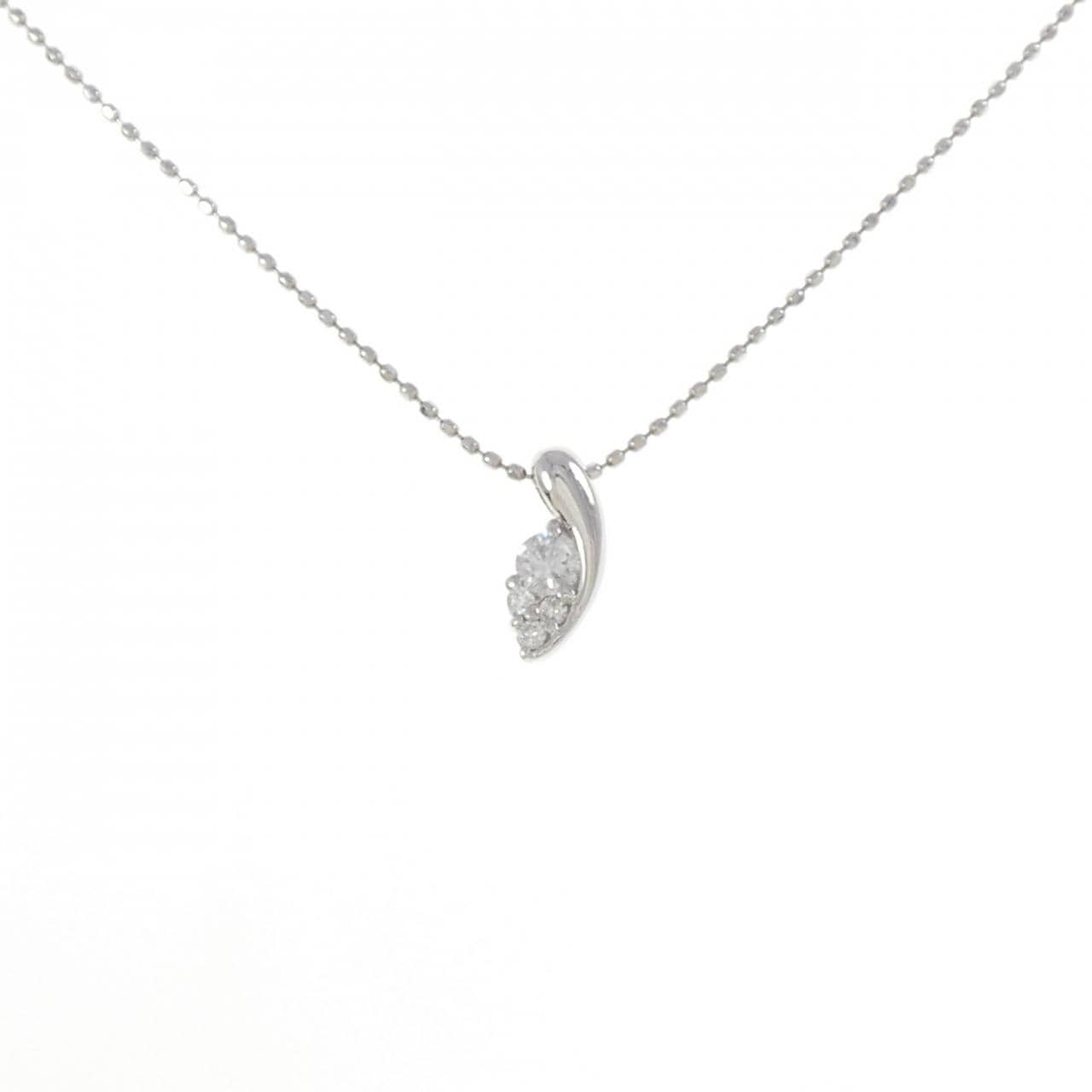 PT900/PT850 ダイヤモンド ネックレス 0.13CT