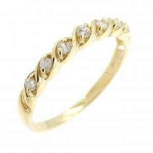 K18YG ダイヤモンド リング 0.13CT