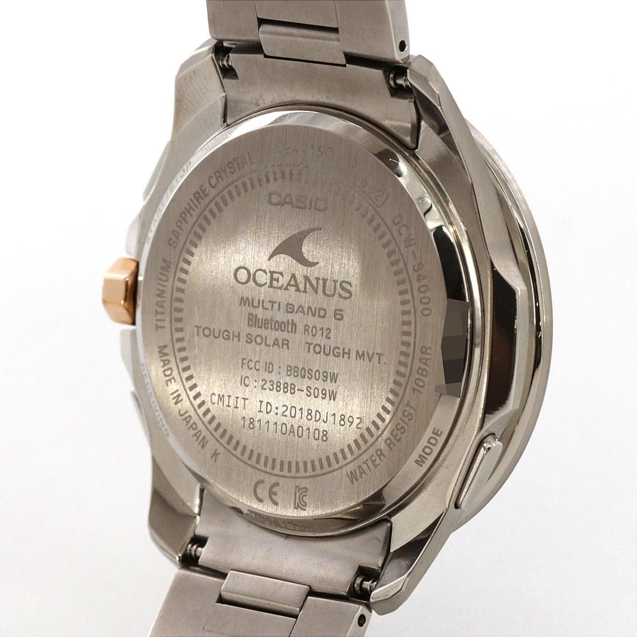 カシオ オシアナス LIMITED OCW-S4000S-1AJR TI ソーラークォーツ