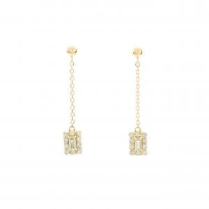 【新品】K18YG ダイヤモンド ピアス 0.20CT