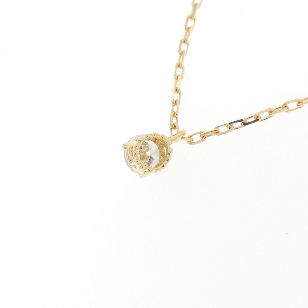 アガット ダイヤモンド ネックレス 0.05CT