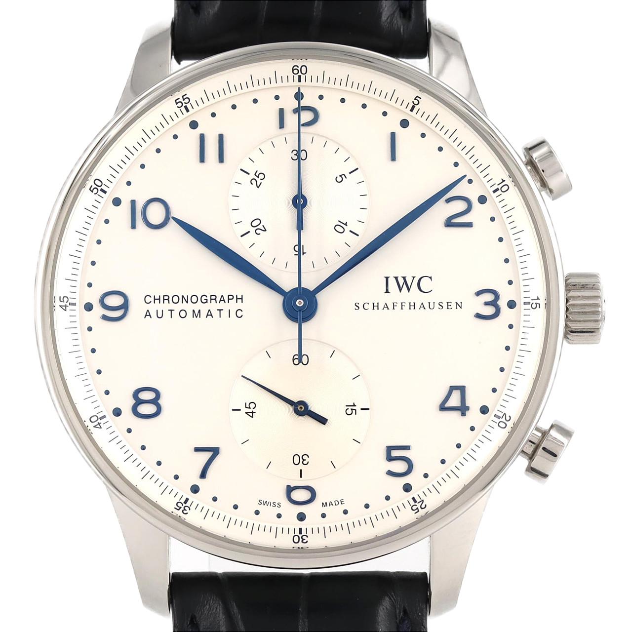 IWC 葡萄牙計時碼錶 IW371446 SS自動上弦