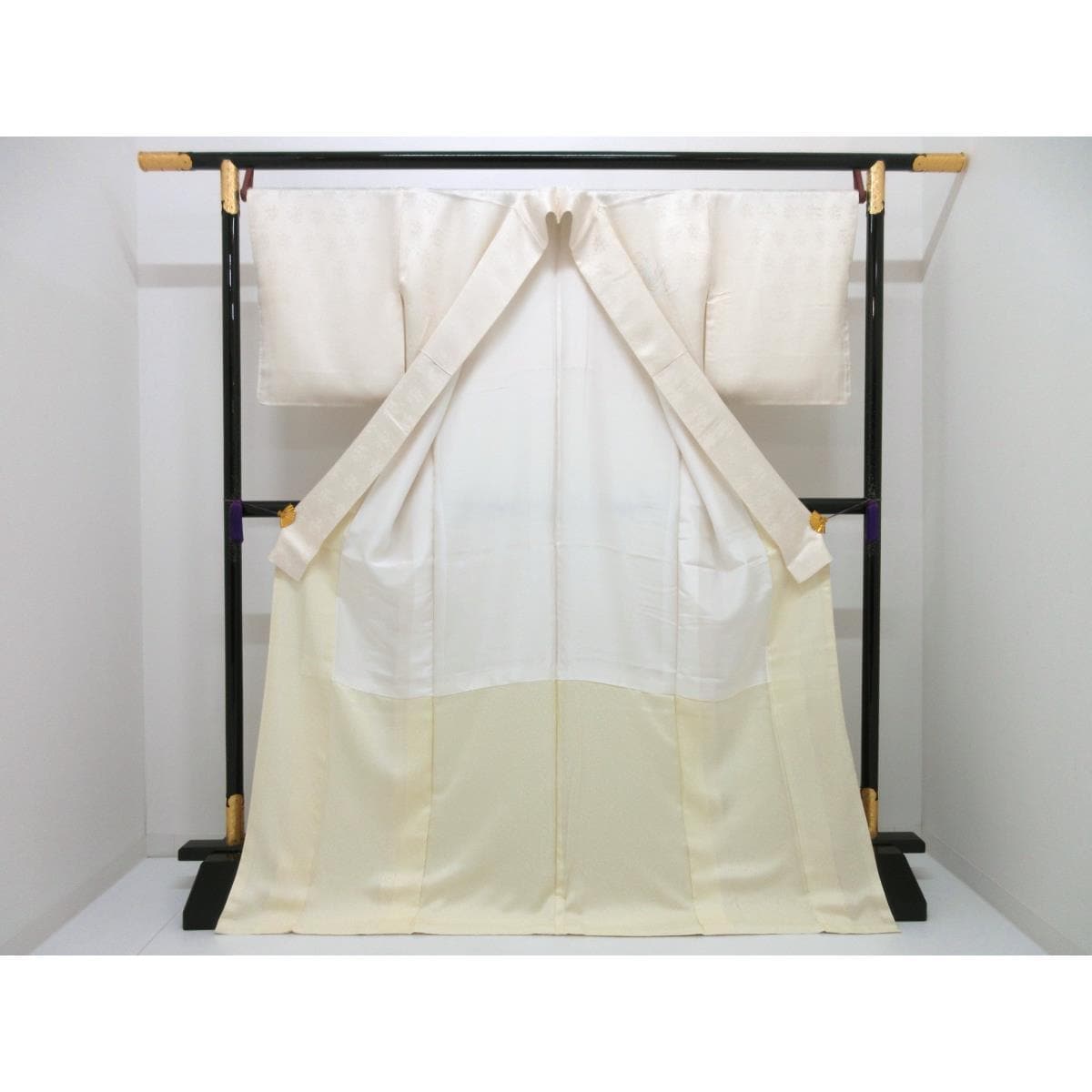 【未使用品】訪問着 銀彩加工 ボカシ染