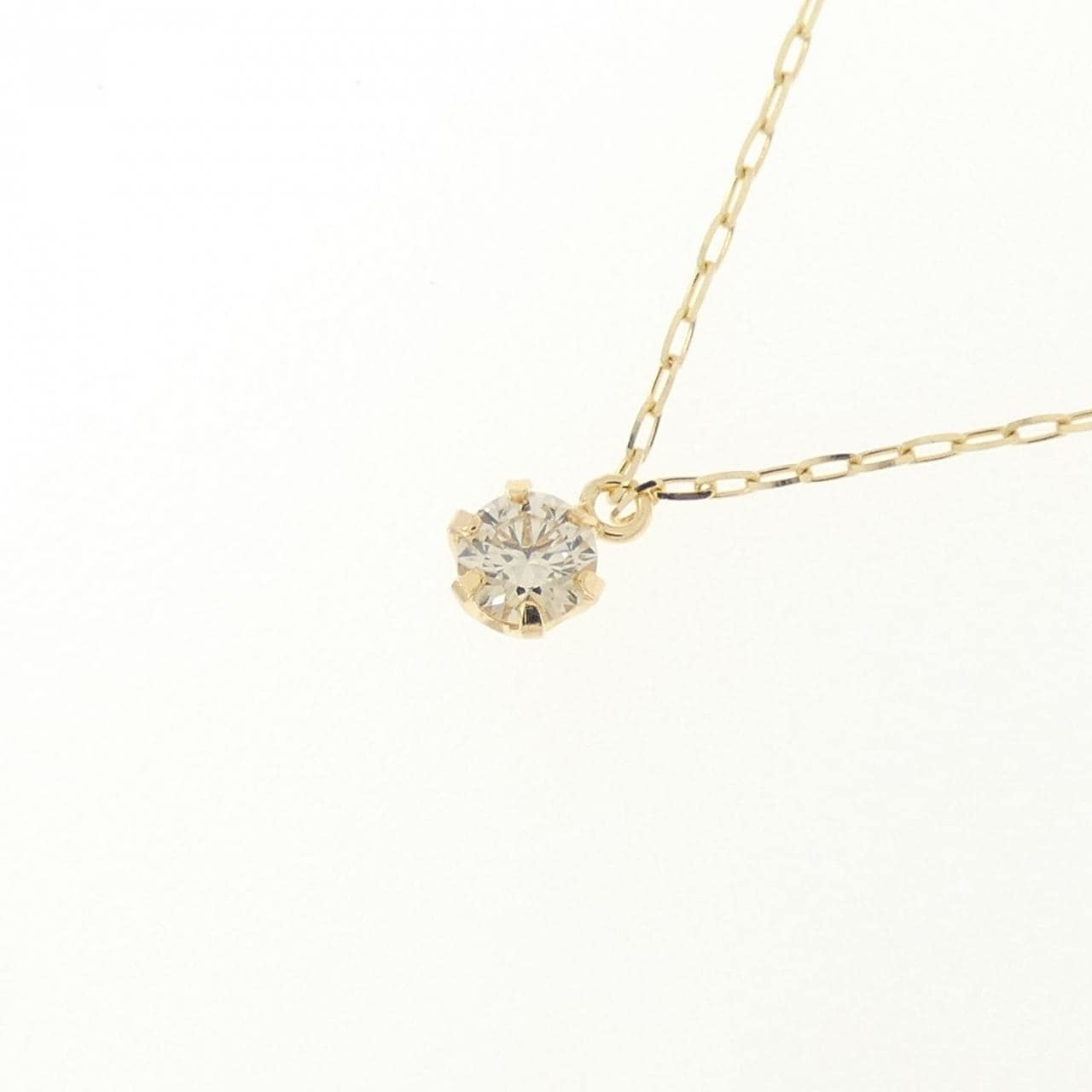 【新品】K18YG ダイヤモンド ネックレス 0.50CT