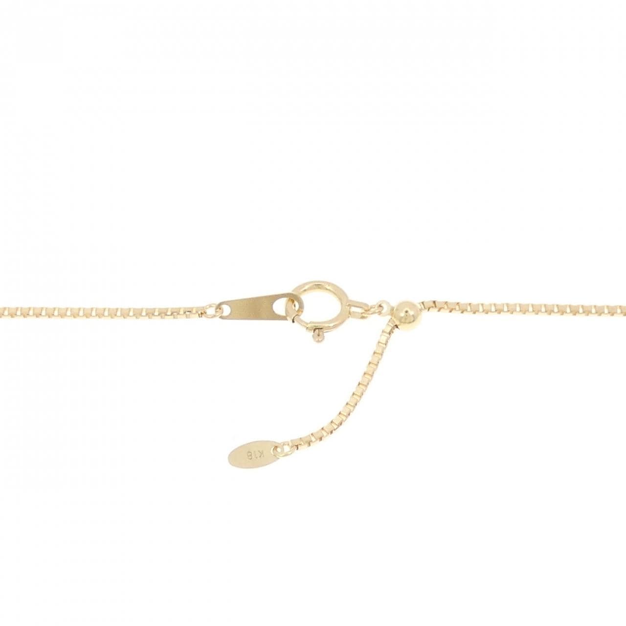 K18YG Cross Diamond Necklace 0.87CT