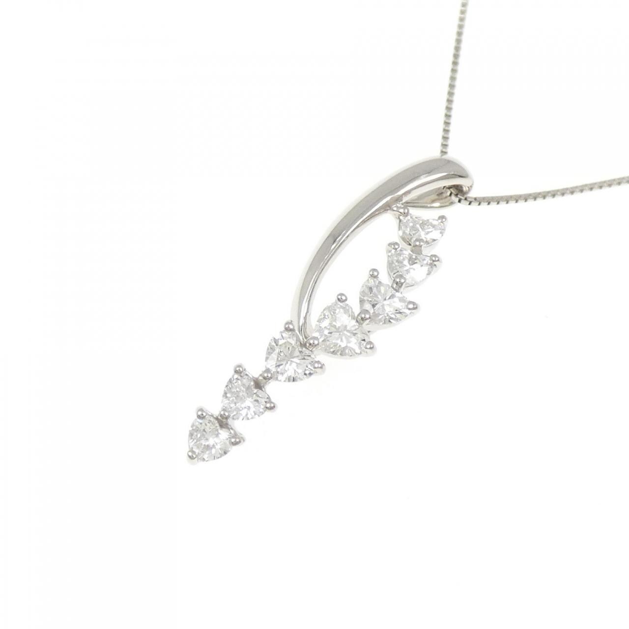 PT900/PT850 ダイヤモンド ネックレス 0.56CT