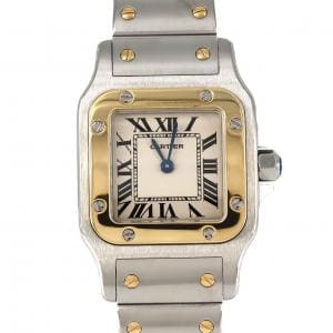 カルティエ サントスガルベSM コンビ W20012C4 SSxYG クォーツ